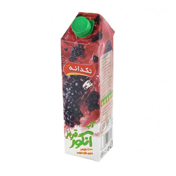 آب انگور 1 لیتری تکدانه